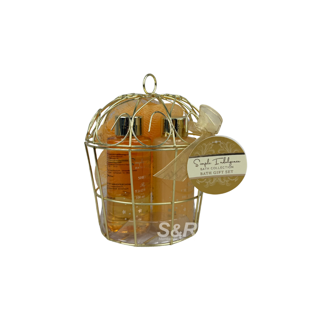 Simple Indulgence Bath Gift Set in Dome Ware Cage Simple Indulgence Bath Gift Set in Dome Ware Cage